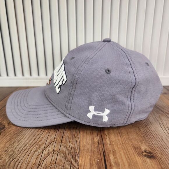 Coeur d'Alene Golf Course Under Armour Strapback Hat Cap Gray 3D Floating Green - Picture 6 of 10